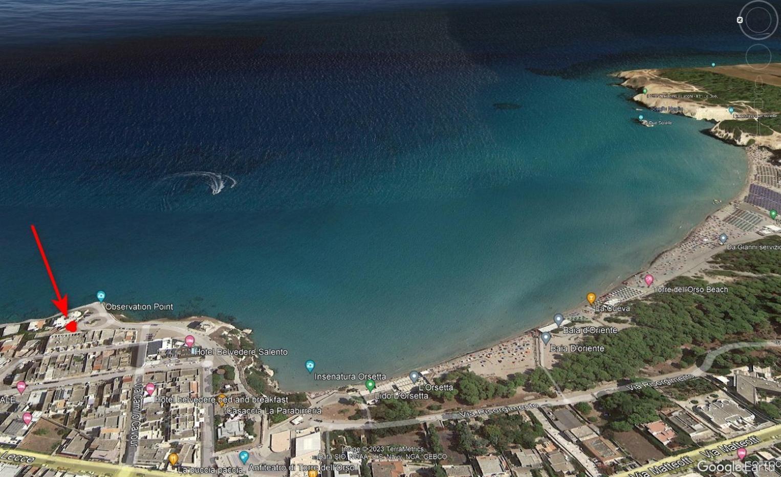 托里德欧索Terrazza Sul Mare别墅 外观 照片